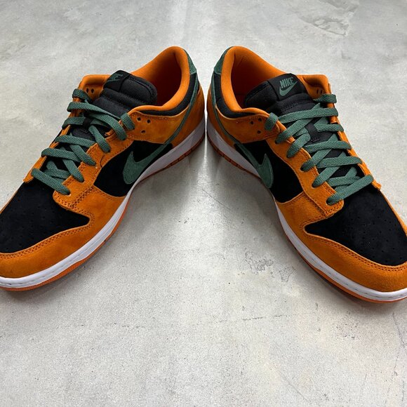 Nike Men's Size 11 Dunk Low Ceramic Orange Black DA1469 001 - New - Picture 5 of 7